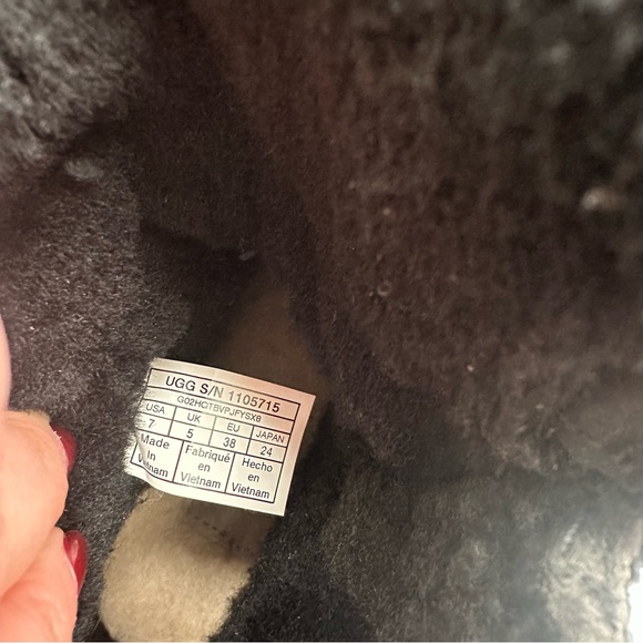 Ugg Ridge Graffiti Pop platform wedge boots size 7 - Picture 7 of 7